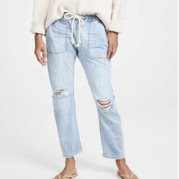One Teaspoon Denim - One Teaspoon Shabbies Boyfriend Drawstring Jeans